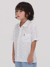 Volcom Little Boys Gusto Short Sleeve  Shirt - White